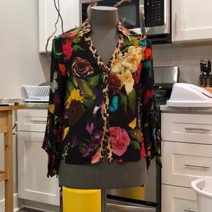 Alice+Olivia button down blouse brand new